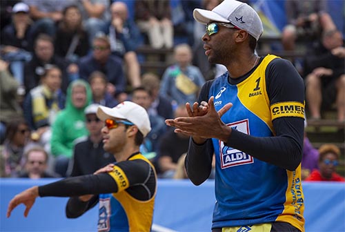 Evandro e Bruno Schmidt estreiam em Gstaad nesta quarta / Foto: Marcio Rodrigues/ACE